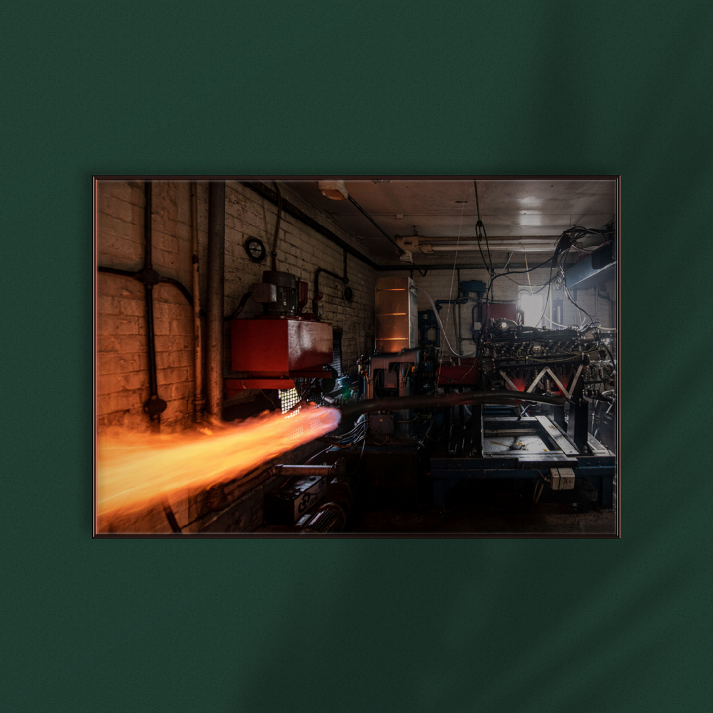 The Roaring Engine of the V16 Print A3 Print