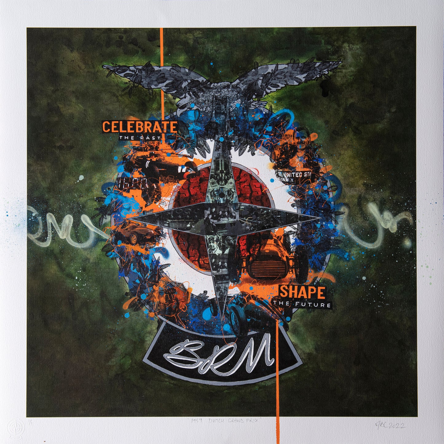 BRM Reawakening unique art print by ABC (Limited-edition of 17)