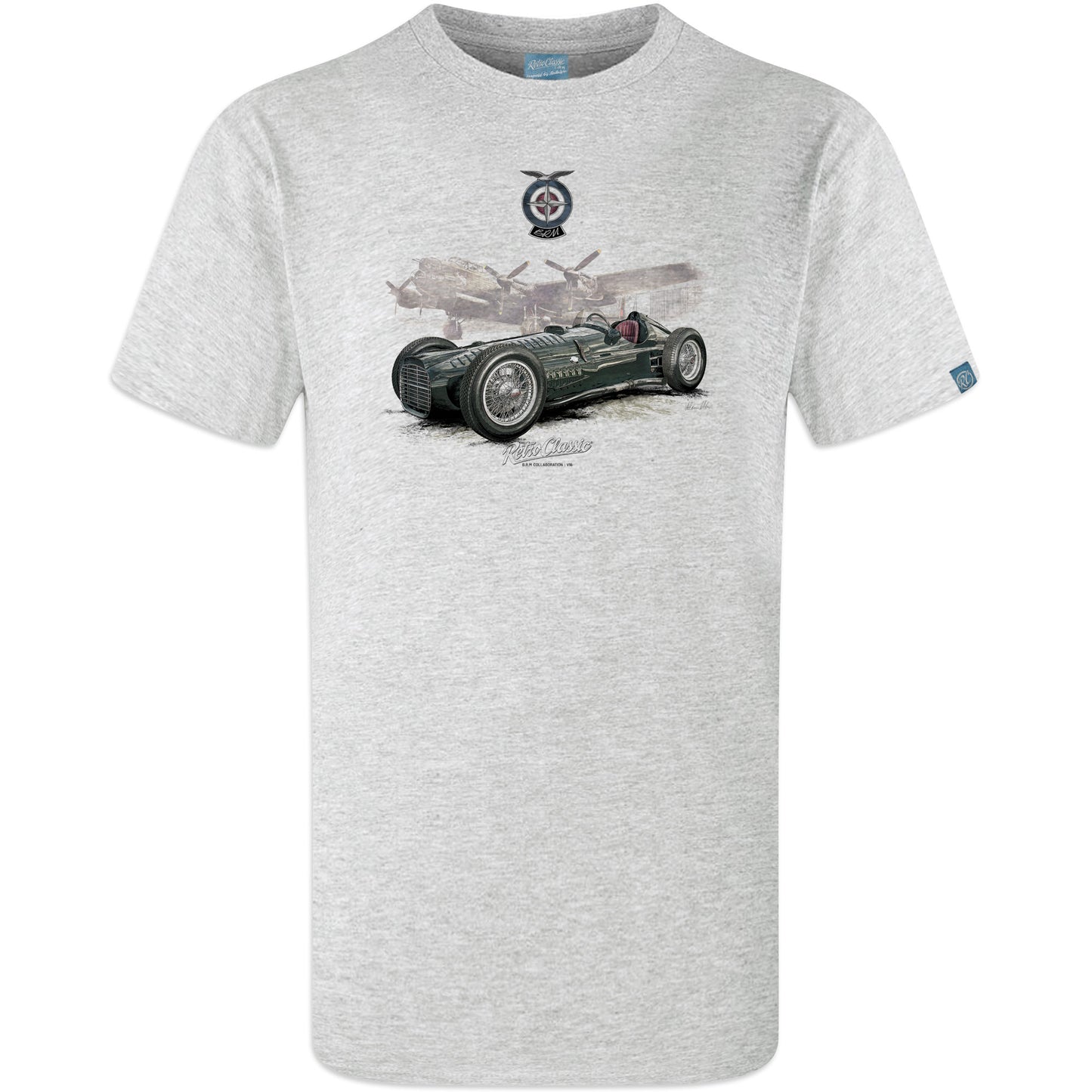 BRM V16 and Lancaster Bomber T-Shirt