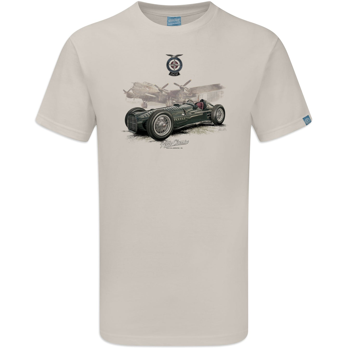 BRM V16 and Lancaster Bomber T-Shirt